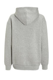 thumbnail: Grijze jongens Champion hoodie melange van sweat materiaal met logo dessin, lange mouwen, capuchon en borduursels