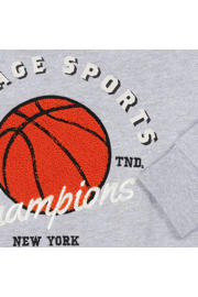 thumbnail: Tumble 'n Dry Mid hoodie Dunk met katoen lichtgrijs