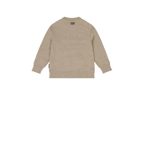 Tumble 'n Dry Lo sweater Slope met printopdruk beige Printopdruk 74