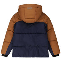 thumbnail: Tumble 'n Dry Mid gewatteerde winterjas Davos van polyester bruin/donkerblauw