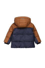 thumbnail: Tumble 'n Dry Lo gewatteerde winterjas Davos van polyester bruin/donkerblauw