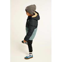 thumbnail: Tumble 'n Dry Mid gewatteerde winterjas Gstaad van polyester grijs/donkerblauw