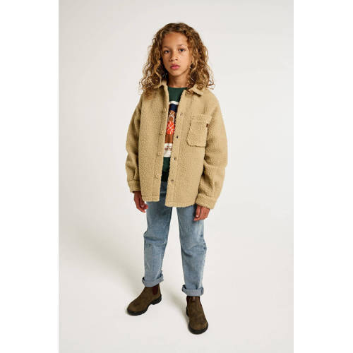 Tumble 'n Dry Mid overshirt Playoff beige Overhemd Jongens Polyester Klassieke kraag - maat 158/164 afbeelding