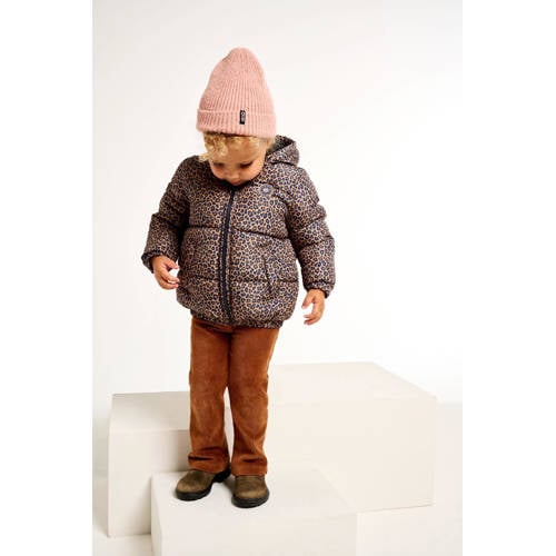 Tumble 'n Dry Lo gewatteerde winterjas Villach van gerecycled polyester bruin 74