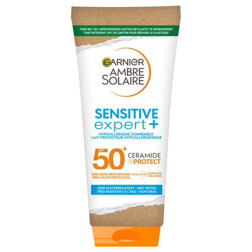 Garnier Ambre Solaire Sensitive Expert zonnebrand - SPF50+ - 175 ml afbeelding