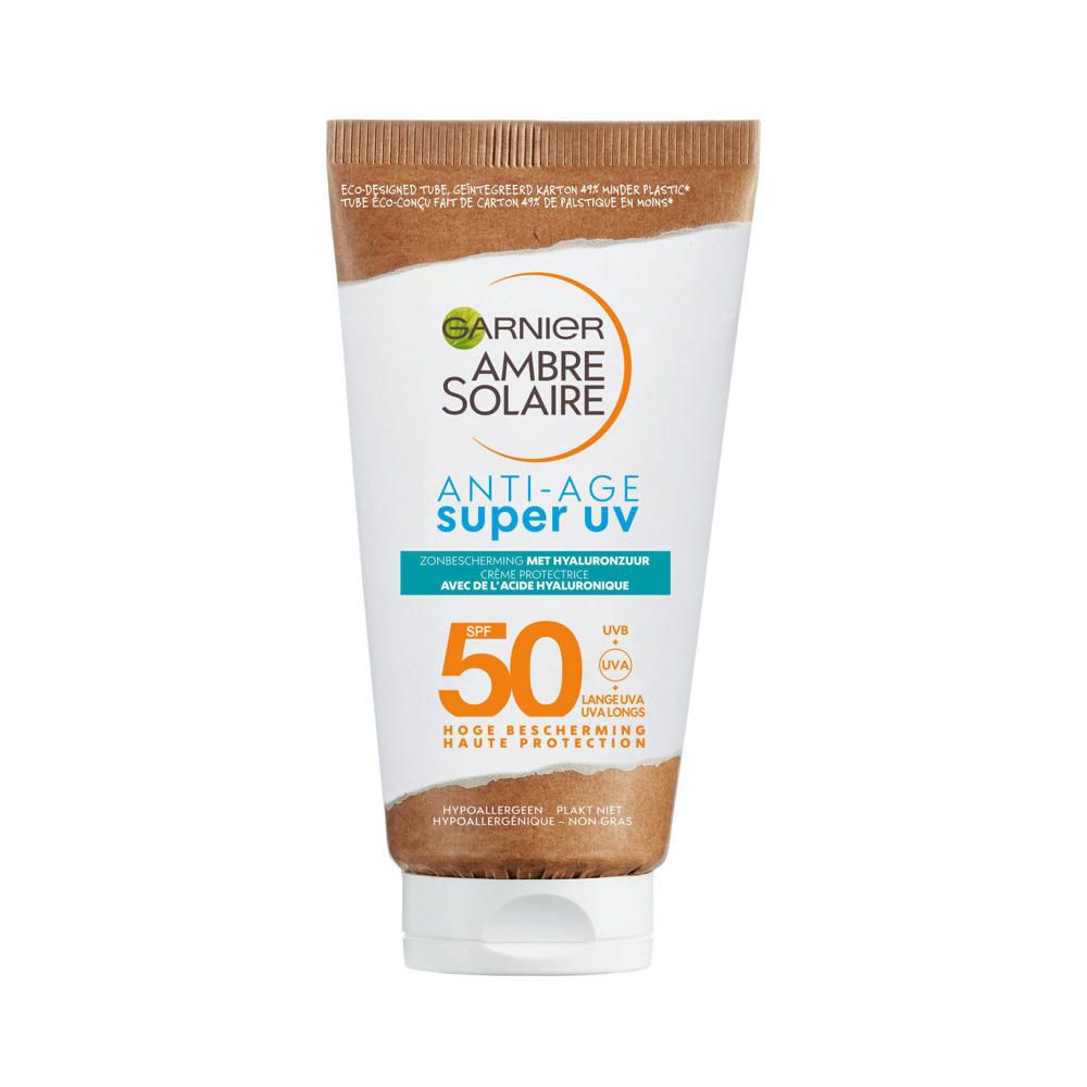Garnier Ambre Solaire Sensitive Expert+ Anti-Aging gezichtscrème zonnebrand - SPF 50+ - 50ml