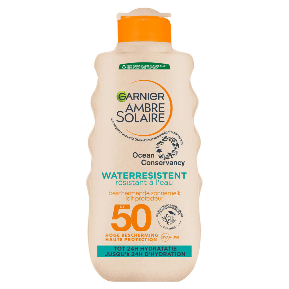 Garnier Ambre Solaire waterresistente beschermende zonnebrandmelk - SPF 50 - 200 ml