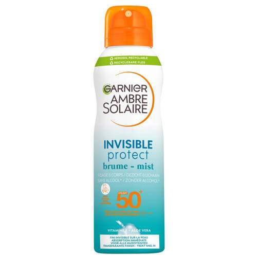 Garnier Ambre Solaire Invisible Protect Mist zonnebrand - SPF 50 - 200 ml