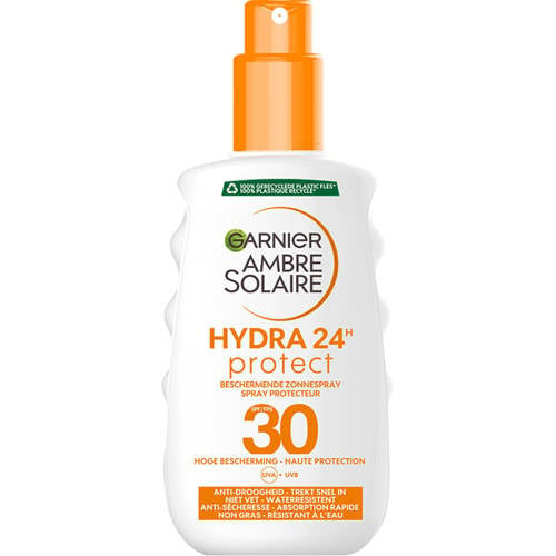 Garnier Ambre Solaire Hydra24 zonnebrand spray met Karité Boter - SPF 30 - 200 ml