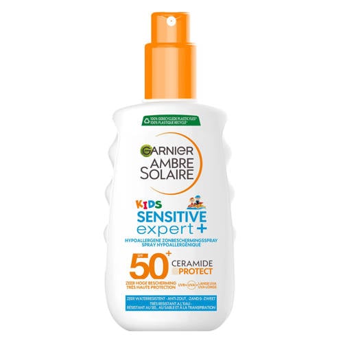 Garnier Ambre Solaire Sensitive Expert Kids zonnebrand spray - SPF 50+ - 150 ml