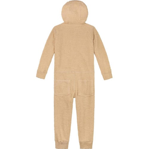 Claesen's teddy onesie beige Jumpsuit Jongens Polyester Capuchon Effen 92-98