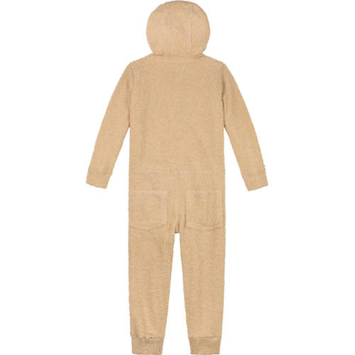 Claesen's teddy onesie beige Jumpsuit Jongens Polyester Capuchon Effen 104-110