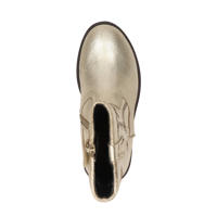 thumbnail: Nelson Kids leren cowboylaarzen goud metallic