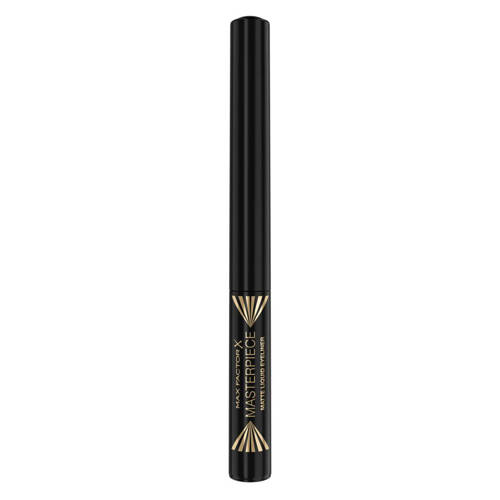 Max Factor Masterpiece Matte vloeibare eyeliner 001 Black Zwart