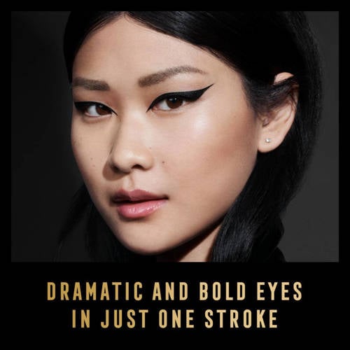 Max Factor Masterpiece Matte vloeibare eyeliner 001 Black Zwart