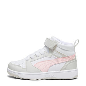 Rebound V6 Mid sneakers wit/grijs/roze