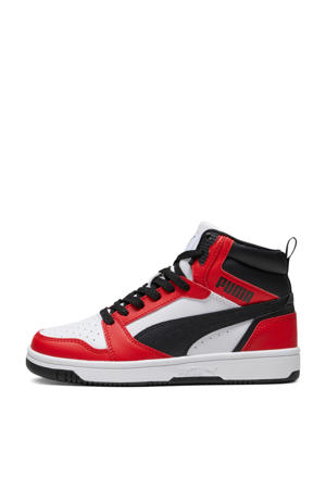 Rebound V6 Mid sneakers wit/rood/zwart