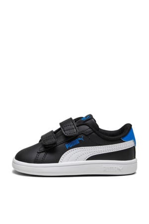 Smash 3.0 L V leren sneakers zwart/wit/blauw