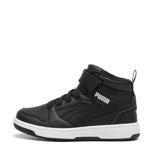 Puma Rebound V6 Mid sneaker zwart Jongens/Meisjes Imitatieleer - maat 31 Sneakers afbeelding
