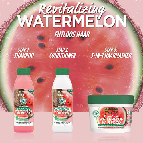 Garnier Fructis Hair Food Watermeloen conditioner 6 x 350 ml voordeelverpakking