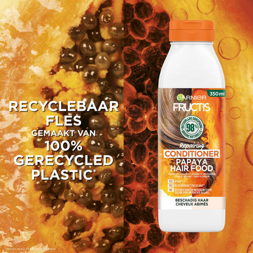 Garnier Fructis Hair Food Papaya conditioner 6 x 350 ml voordeelverpakking