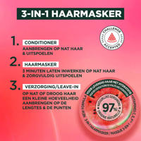 thumbnail: Garnier Fructis Hair Food Watermelon haarmasker - 400 ml - Futloos haar