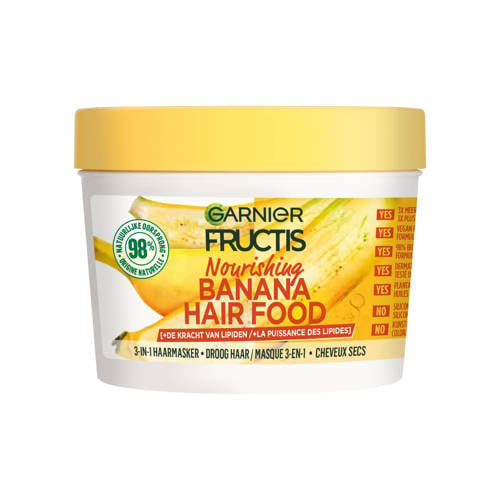 Garnier Fructis Hair Food Banana haarmasker - 400 ml - Droog haar