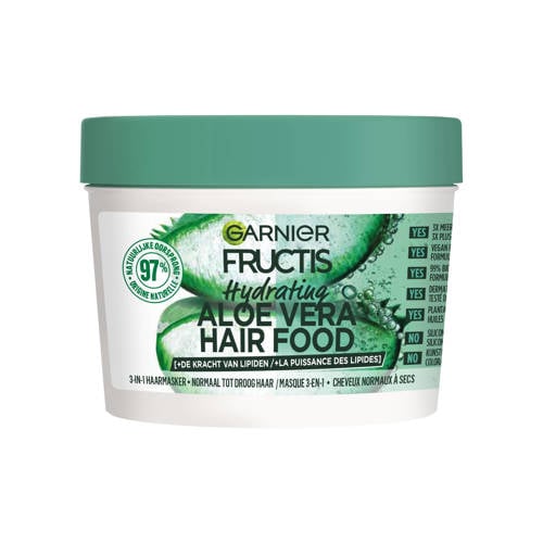 Garnier Fructis Hair Food Aloe haarmasker - 400 ml - Normaal tot droog haar