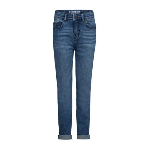 Blue Rebel slim fit jeans Damrack vintage blue Blauw Jongens Stretchdenim - 104