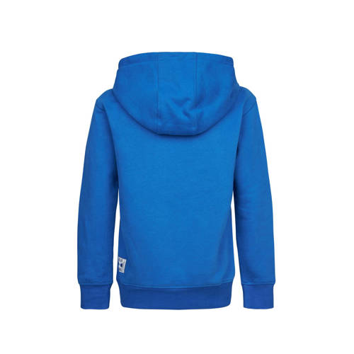 Blue Rebel hoodie Hogan met logo hardblauw Sweater Logo 110 116