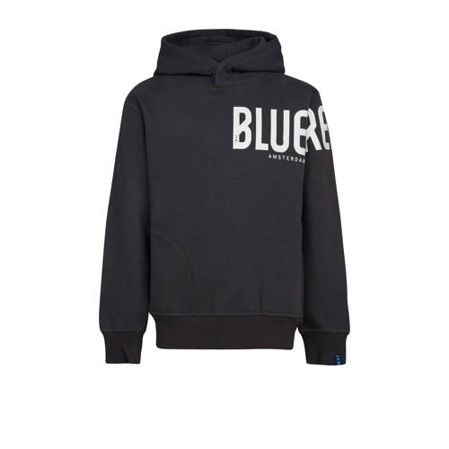 Blue Rebel hoodie Humphry met printopdruk zwart Sweater Printopdruk 