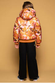 thumbnail: Moodstreet reversible winterjas met teddy oranje/bruin/roze