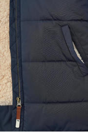 thumbnail: Moodstreet gewatteerde winterjas van polyester blauw