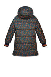 thumbnail: Moodstreet gewatteerde winterjas van polyester groen/blauw/bruin