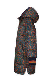 thumbnail: Moodstreet gewatteerde winterjas van polyester groen/blauw/bruin