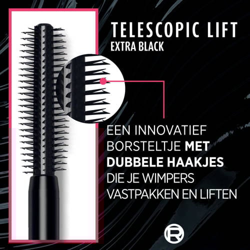 L'Oréal Paris Telescopic Lift mascara – Extra Black Zwart