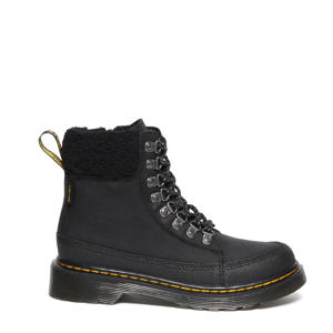   leren veterboots zwart