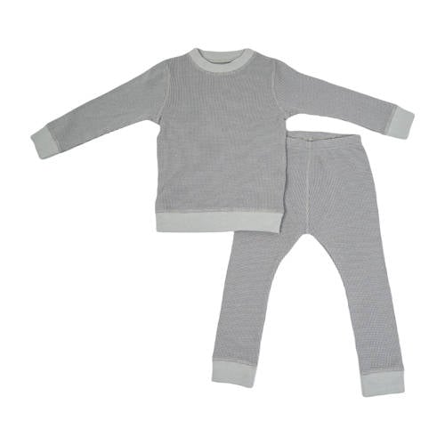 Lodger 2-delige pyjama Ciumbelle Donkey Grijs Jongens/Meisjes Katoen Ronde hals