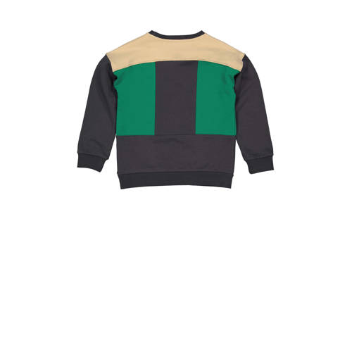 Quapi sweater AERT antraciet groen beige Grijs 74