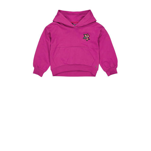 Quapi hoodie ALOUQW232 fuchsia Sweater Roze Meisjes Katoen Capuchon 