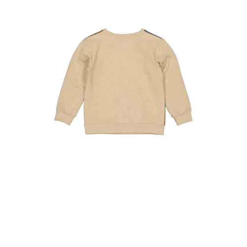 Quapi sweater AJAY beige Jongens Katoen Ronde hals Meerkleurig 74