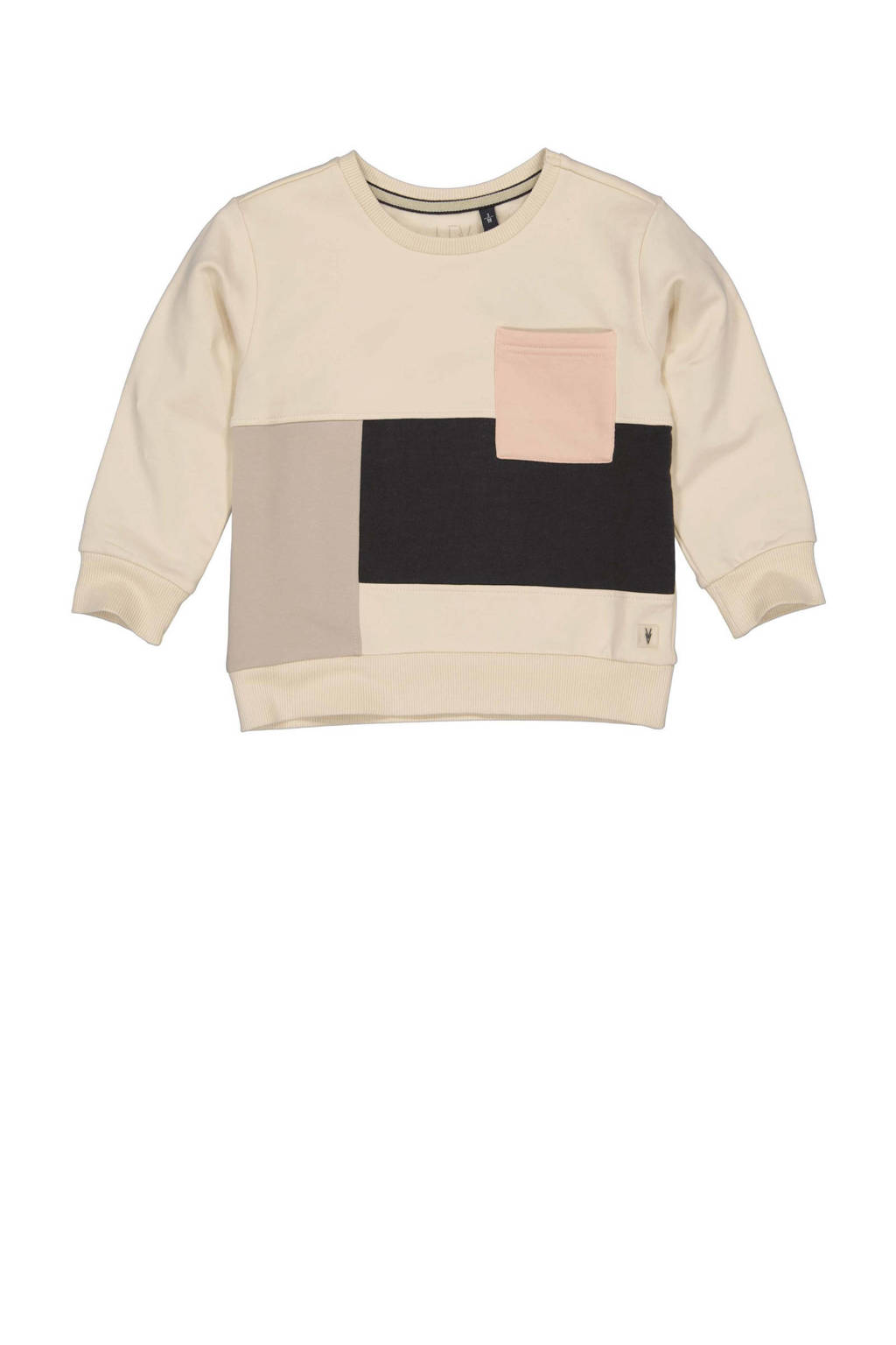 sweater GERWIN ecru/roze/zwart