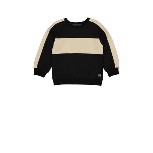 LEVV sweater GINO zwart/ecru Meerkleurig