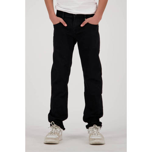 VINGINO regular fit jeans Baggio Basic black denim Zwart Jongens Katoen 98