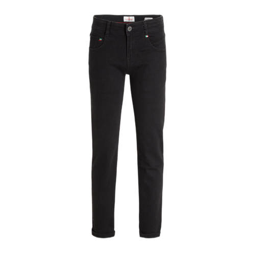 Vingino regular fit jeans Baggio Basic black denim Zwart Jongens Katoen