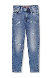 ONLY KIDS ONLY Jeans Tapered Fit KOBDENVER - Vita Media Con Chiusura Lampo, 99% Cotone