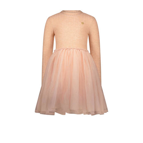Le Chic jurk SMART roze Meisjes Polyester Ronde hals Effen