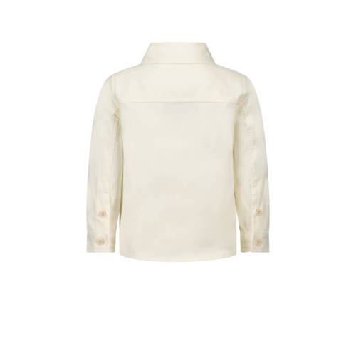 Le Chic Garcon overhemd ERINO offwhite Wit Jongens Polyester Klassieke kraag 68