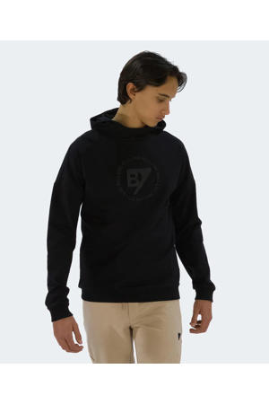 hoodie met logo zwart