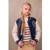 Street called Madison baseball jacket SAM met logo blauw/wit